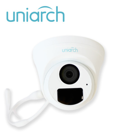 Cámara IP Turret 2 MP Lente 2.8 mm IR hasta 30 m UNIARCH BY UNV IPC-T122-APF28K