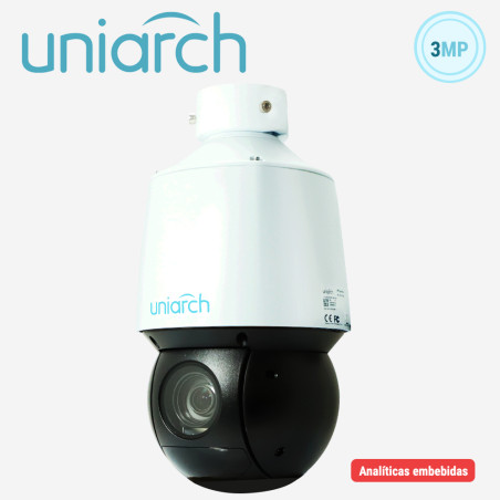Cámara IP PTZ 3MP Zoom óptico 20X Lente motorizado 5-100 mm UNIARCH BY UNV IPC-P413-X20K