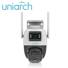 Cámara IP PTZ doble lente WiFi Dual 3MP lente fija 2.8 mm PTZ 4 mm UNIARCH BY UNV Uho-P2S-M33F34