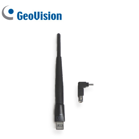 Adaptador WiFi USB 2.4GHZ 52MBPS IEEE 802.11 b/g/n Draft 3.0 GEOVISION GV-WIFI ADAPTER V2