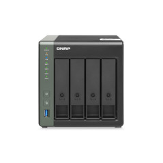 QNAP TS-431X3 NAS Tower Annapurna Labs AL314 4 GB DDR3 0 TB QNAP Turbo System Negro