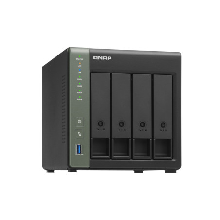 QNAP TS-431X3 NAS Tower Annapurna Labs AL314 4 GB DDR3 0 TB QNAP Turbo System Negro