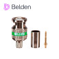 BELDEN 1694ABHD3 Conector BNC RG6 HD-SDI 6 GHz 3 piezas UHDTV 6 Gb/s