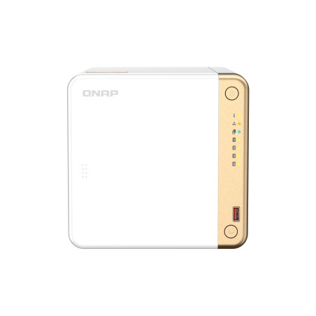 QNAP TS-462-4G NAS Tower Intel® Celeron® N4505 4 GB DDR4 0 TB QNAP QTS Blanco