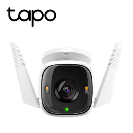 Cámara Wi-Fi de seguridad para exteriores 4MP visión nocturna a color hasta 30 m 98 pies audio bidireccional TP-LINK TAPO C320WS