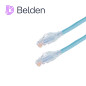 PATCHCORD UTP CAT6 BELDEN C601116007 FORRO PVC AZUL CLARO CMR-RISER 4 PARES CALIBRE CONDUCTOR 24 AWG 100% COBRE USO INTERIOR PAR