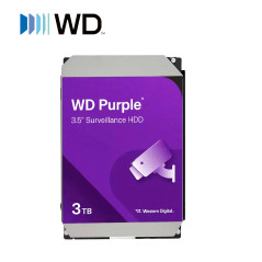 Disco duro para videovigilancia 3.5" 3 TB 24/7 optimizado AllFrame WESTERN DIGITAL WD34PURZ