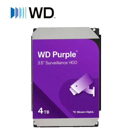 Disco duro de vigilancia 3.5" 4TB 3.5 pulgadas SATA 6 Gb/s WESTERN DIGITAL WD44PURZ