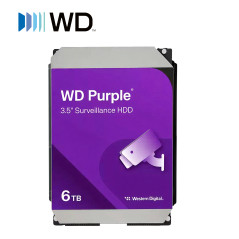 Disco duro para videovigilancia 3.5" 6TB 3.5" 24/7 WESTERN DIGITAL WD64PURZ