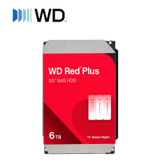 Disco duro para NAS 3.5" 6TB 3.5" CACHE 64MB WESTERN DIGITAL WD60EFPX