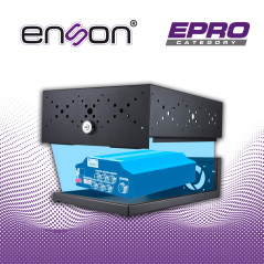 Gabinete de seguridad para DVR móvil para DVR móvil 380x270x115mm con ventilador 8x8 cm ENSON LINCE13
