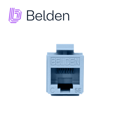 Jack modular RJ-45 Categoria 5E KeyConnect Espacio ambiental Interior BELDEN AX101315