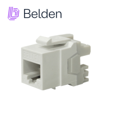 Jack modular RJ-45 categoría 6A categoría 6A KeyConnect espacio interior BELDEN AX102282