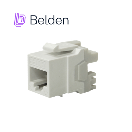 Jack modular RJ-45 categoría 6A categoría 6A KeyConnect espacio interior BELDEN AX102282