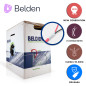 CABLE DE ALARMA CONTRA INCENDIOS BELDEN 5220FL 002A1000 / INTERIOR / ROJO / 2 CONDUCTORES / 16 AWG / SOLIDO / FORRO PVC / CMR - 