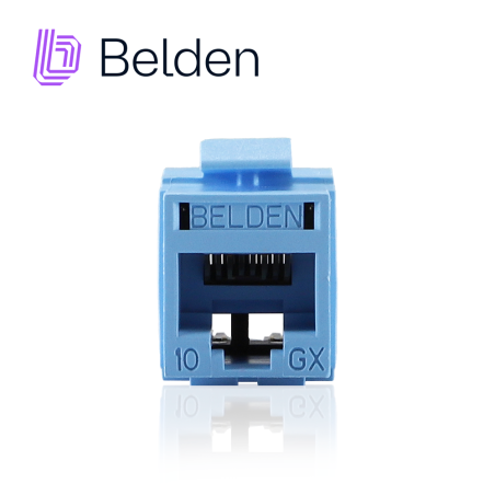 Jack modular RJ45 Cat6A Categoría 6A RJ45 Uso interior BELDEN RVAMJKUTB-S1