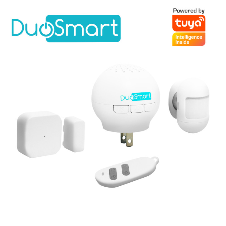 Kit alarma inalámbrica Duosmart C20 con comunicación dual WiFi 2.4 GHz y RF 433.92
