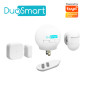 KIT ALARMA INALAMBRICA DUOSMART C20 COMUNICACION DUAL WIFI 2.4 GHZ RF 433.92 INCLUYE 1 PANEL 1 PIR 1 MAGNETO 1 LLAVERO **COMPATI