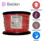 CABLE DE ALARMA CONTRA INCENDIOS BELDEN 5120FL 0021000 / INTERIOR / ROJO / 2 CONDUCTORES / 14 AWG / SOLIDO / FORRO PVC / CMR - F