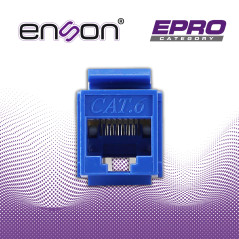 Conector modular Jack RJ45 Cat6 Cat6 Jack RJ45 terminado sin pinzas ENSON EPRO-TLJACK6-BL