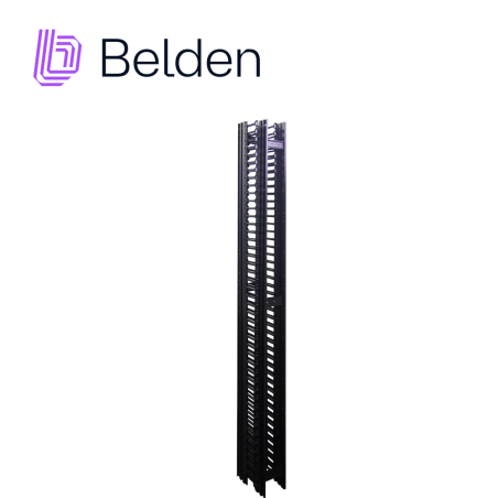 Organizador vertical de alta densidad alta densidad doble cara con puertas BELDEN BHVHH06