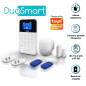 KIT ALARMA INALAMBRICA DUOSMART C30 COMUNICACION DUAL WIFI 2.4 GHZ RF 433.92 INCLUYE 1 PANEL CON TECLADO 1 PIR 1 MAGNETO 2 LLAVE