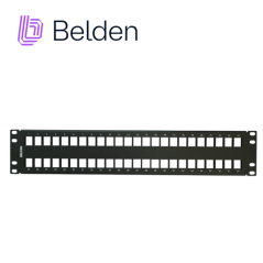 Patch panel modular 48 espacios para módulos 2 unidades de rack Ancho 19" BELDEN AX103115