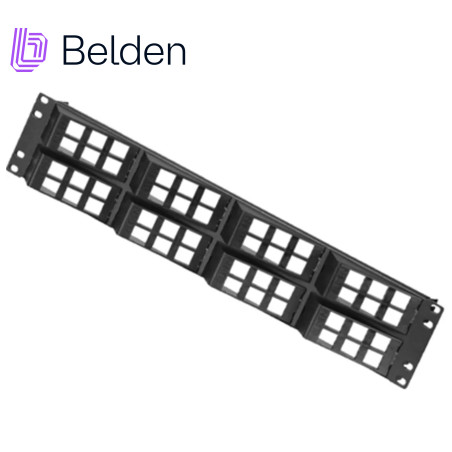 Patch panel 48 puertos 2U AngleFlex BELDEN AX103249