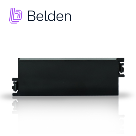 Placa ciega / faceplate Espacio ambiental Interior Material plástico UL94V-0 Color negro BELDEN FFZH00BB