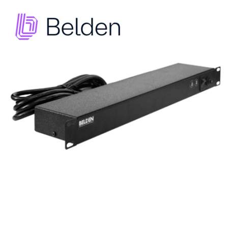 PDU / Barra multicontacto para rack 6 contactos frontales 5-15R 1 UR 110-127 VAC BELDEN 9BF1-061002