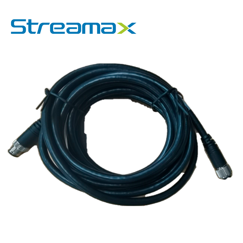 CABLE EXTENSOR M12 DE 12 PINES STREAMAX MC46-15M / UN EXTREMO CONECTOR MACHO M12 DE 12 PINES (TIPO A) Y OTRO EXTREMO CONECTOR HE