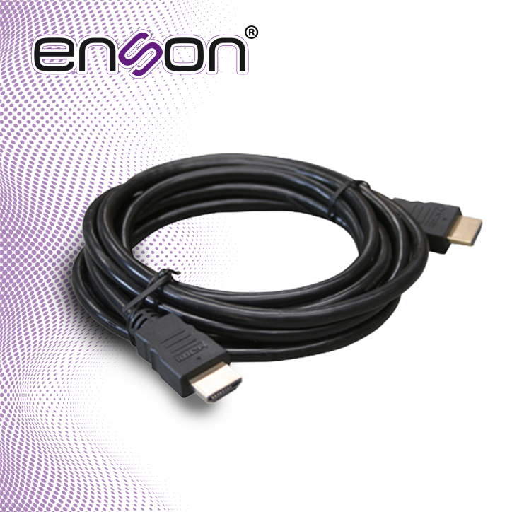 Cable HDMI 3 metros Transmite hasta 4K de resolución ENSON ENS-HDMICB3M Cable HDMI 3 metros Transmite hasta 4K de resolución ENSON ENS-HDMICB3M
