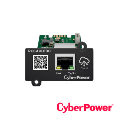 Tarjeta de administración para UPS Puerto RJ45 Ethernet 100Base-TX 10Base-T Plug-and-play CYBERPOWER RCCARD100