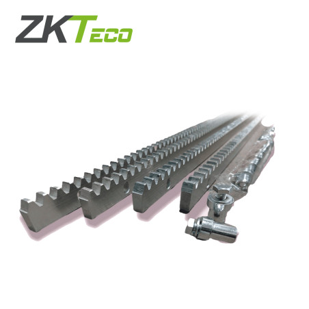 Cremallera para portones corredizos compatible con motor ZK-SL800AC longitud de 1m paquete con 4 rieles ZKTECO GRM08
