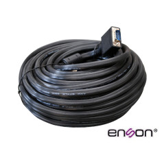 CABLE DE VIDEO VGA ENSON ENS-VGACB2 20MT MACHO-MACHO RECOMENDADO PARA SISTEMAS DE VIDEO VIGILANCIA