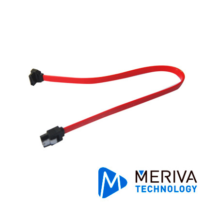 CABLE MINI SATA MERIVA TECHNOLOGY MVA-SATA1 PARA DISCOS DUROS COMPATIBLE CON NVR Y DVR MERIVA ULTRA DELGADO