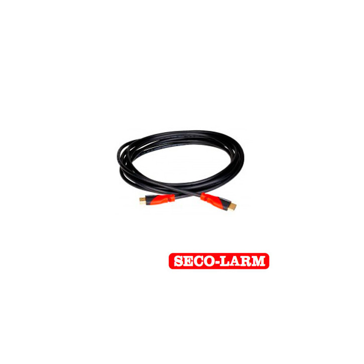 Cable HDMI de alta velocidad 1 metro alta velocidad soporta 4K SECO-LARM MC-1130-03FQ Cable HDMI de alta velocidad 1 metro alta velocidad soporta 4K SECO-LARM MC-1130-03FQ