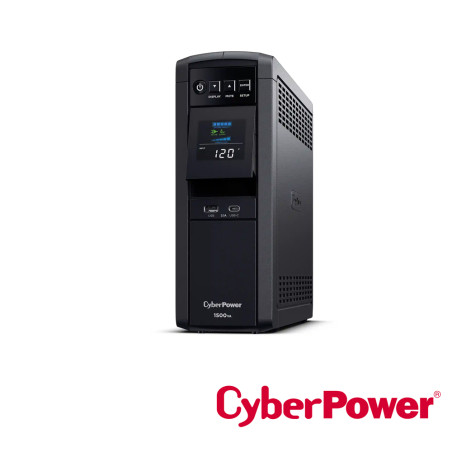 No-Break UPS tipo torre 1500VA/1000W onda senoidal pura panel LCD CYBERPOWER CP1500PFCLCDa