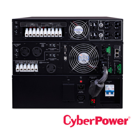 UPS online doble conversión convertible rack/torre 8U 8000VA/8000W doble conversión onda sinusoidal pura CYBERPOWER OL8KRTF
