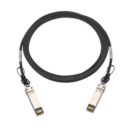QNAP CAB-DAC15M-SFP28 cable InfiniBand y de fibra óptica 1.5 m QSFP28 Negro