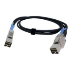 QNAP CAB-SAS05M-8644 cable Serial Attached SCSI (SAS) 0.5 m Negro