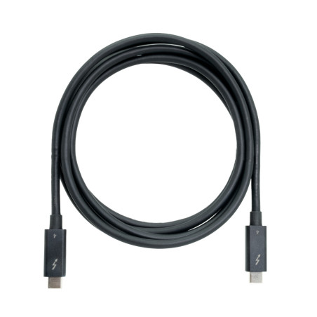 QNAP CAB-TBT4-2M cable Thunderbolt 40 Gbit s Negro