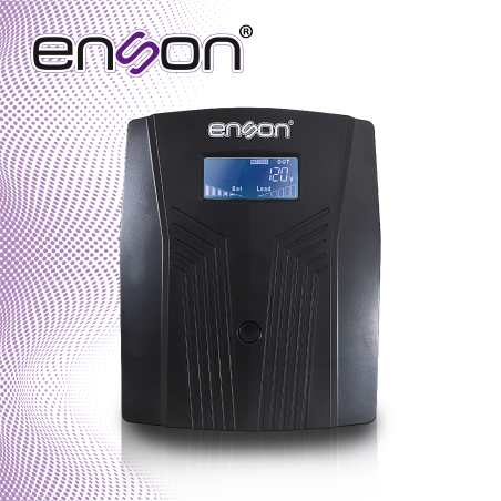 No-Breaks/UPS 1500VA / 900W 6 CONTACTOS Regulación Automática de Voltaje AVR ENSON ENS-EA2150