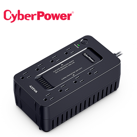 No-Breaks/UPS 425 VA 260 W Topología Standby Tecnología GreenPower UPS CYBERPOWER ST425