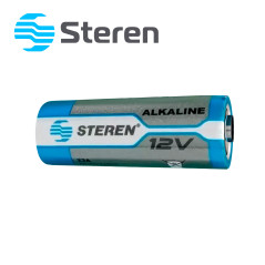 Batería alcalina 12 Volts 55 mAh tipo cilindro STEREN BAT-23A