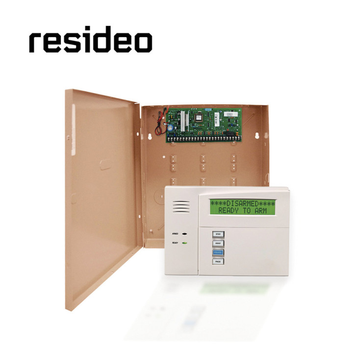 Kit de intrusión inalámbrico inalámbrico hasta 40 zonas 3 particiones RESIDEO VISTA48/6160RFC