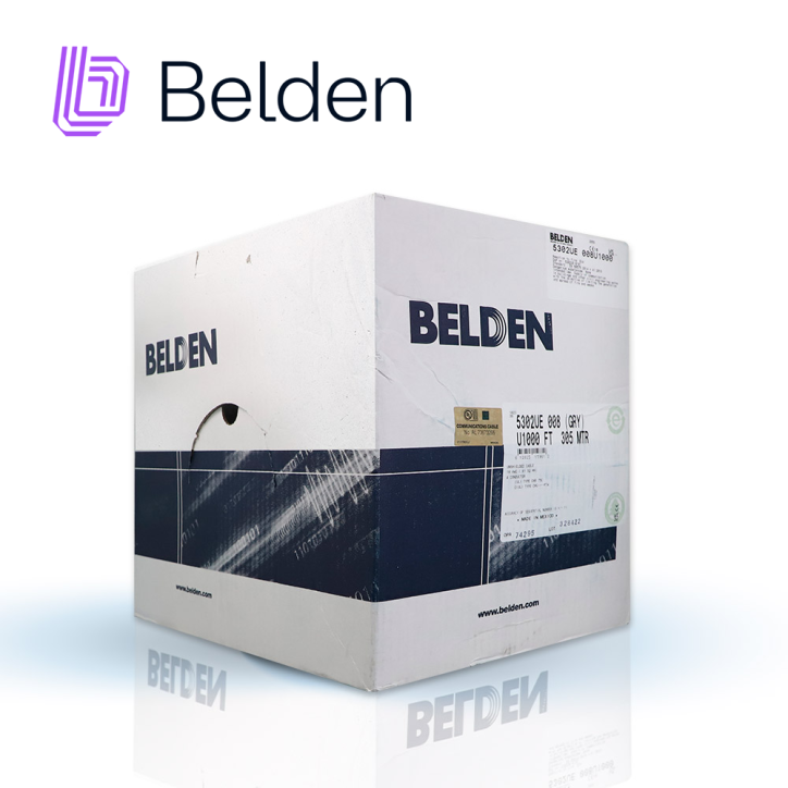 Cable de seguridad y sonido Riser CMR 4 conductores 18 AWG BELDEN 5302UE 008U1000