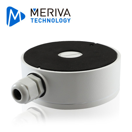 Caja de conexiones redonda Metálica Aleación de aluminio Montaje en pared o techo MERIVA TECHNOLOGY MVA-JB0301