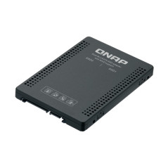 QNAP QDA-A2MAR caja para disco duro externo Carcasa para SSD Negro M.2