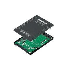 QNAP QDA-A2MAR caja para disco duro externo Carcasa para SSD Negro M.2